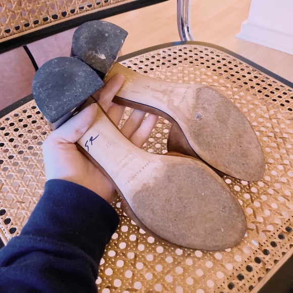 Dear Frances Copper and Black Mules - Picture 7 of 7